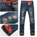 Hot Classic Men Stylish Designed Straight Slim Fit Trousers Casual men Jeans Pants